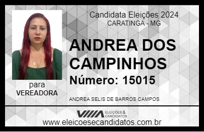 Candidato ANDREA DOS CAMPINHOS 2024 - CARATINGA - Eleições