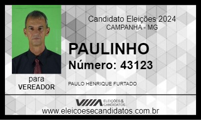 Candidato PAULINHO 2024 - CAMPANHA - Eleições