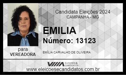 Candidato EMILIA 2024 - CAMPANHA - Eleições