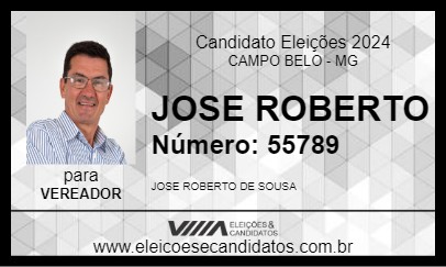 Candidato JOSE ROBERTO 2024 - CAMPO BELO - Eleições