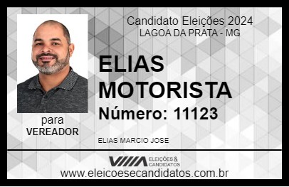 Candidato ELIAS MOTORISTA 2024 - LAGOA DA PRATA - Eleições