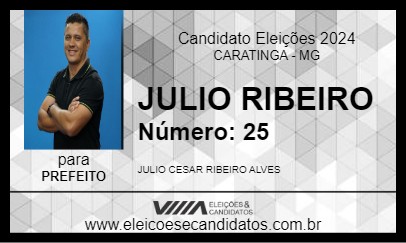 Candidato JULIO RIBEIRO 2024 - CARATINGA - Eleições