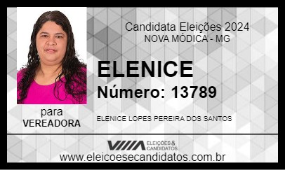 Candidato ELENICE 2024 - NOVA MÓDICA - Eleições