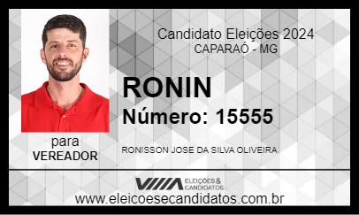 Candidato RONIN 2024 - CAPARAÓ - Eleições