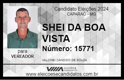 Candidato SHEI DA BOA VISTA 2024 - CAPARAÓ - Eleições