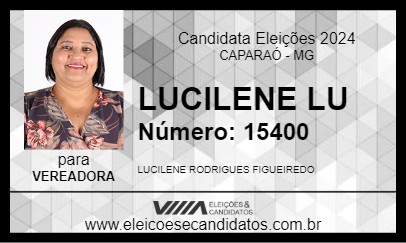 Candidato LUCILENE  LU 2024 - CAPARAÓ - Eleições