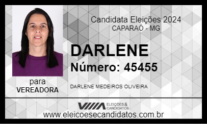 Candidato DARLENE 2024 - CAPARAÓ - Eleições