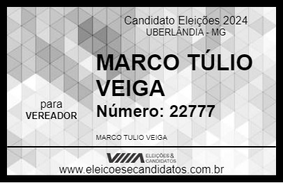 Candidato MARCO TÚLIO VEIGA 2024 - UBERLÂNDIA - Eleições