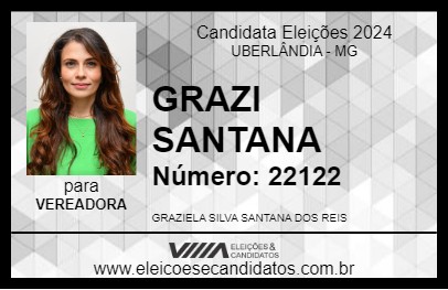 Candidato GRAZI SANTANA 2024 - UBERLÂNDIA - Eleições