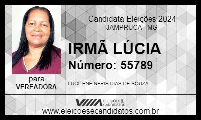 Candidato IRMÃ LÚCIA 2024 - JAMPRUCA - Eleições