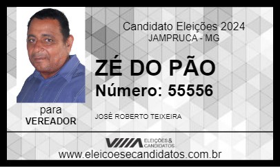 Candidato ZÉ DO PÃO 2024 - JAMPRUCA - Eleições