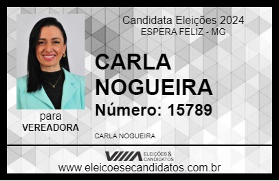 Candidato CARLA NOGUEIRA 2024 - ESPERA FELIZ - Eleições