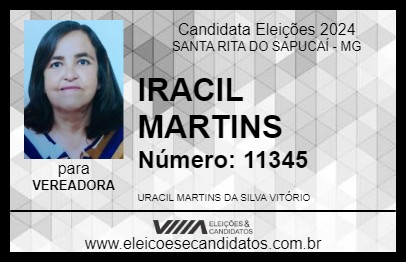 Candidato IRACIL MARTINS 2024 - SANTA RITA DO SAPUCAÍ - Eleições