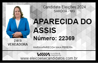 Candidato APARECIDA DO ASSIS 2024 - SARDOÁ - Eleições