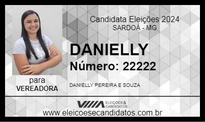 Candidato DANIELLY 2024 - SARDOÁ - Eleições