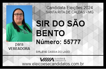 Candidato SIR DO SÃO BENTO 2024 - SANTA RITA DE CALDAS - Eleições