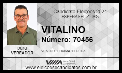 Candidato VITALINO 2024 - ESPERA FELIZ - Eleições