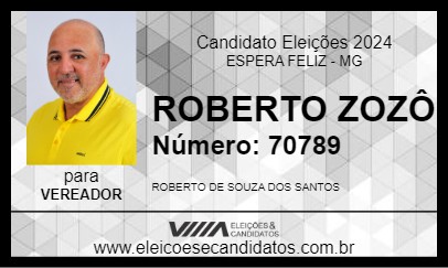 Candidato ROBERTO ZOZÔ 2024 - ESPERA FELIZ - Eleições