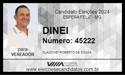 Candidato DINEI 2024 - ESPERA FELIZ - Eleições