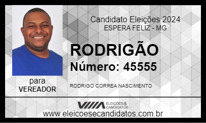 Candidato RODRIGÃO 2024 - ESPERA FELIZ - Eleições