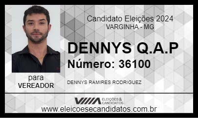 Candidato DENNYS Q.A.P 2024 - VARGINHA - Eleições