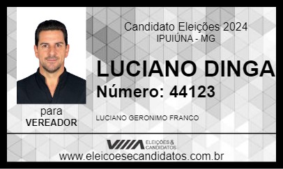 Candidato LUCIANO DINGA 2024 - IPUIÚNA - Eleições