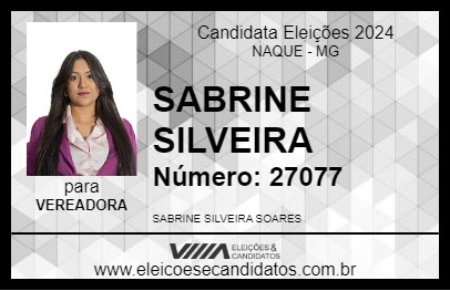 Candidato SABRINE SILVEIRA 2024 - NAQUE - Eleições