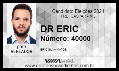 Candidato DR ERIC 2024 - FREI GASPAR - Eleições