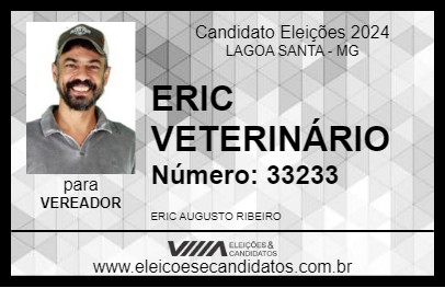 Candidato ERIC VETERINÁRIO 2024 - LAGOA SANTA - Eleições