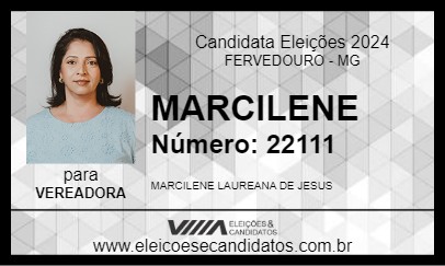 Candidato MARCILENE 2024 - FERVEDOURO - Eleições