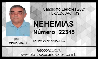 Candidato NEHEMIAS 2024 - FERVEDOURO - Eleições