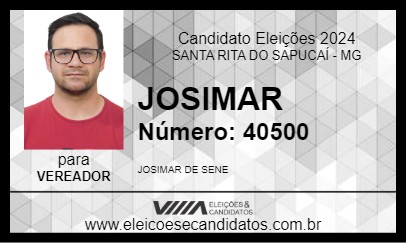 Candidato JOSIMAR 2024 - SANTA RITA DO SAPUCAÍ - Eleições