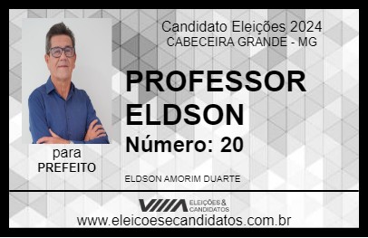 Candidato PROFESSOR ELDSON 2024 - CABECEIRA GRANDE - Eleições