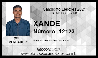 Candidato XANDE 2024 - PALMÓPOLIS - Eleições