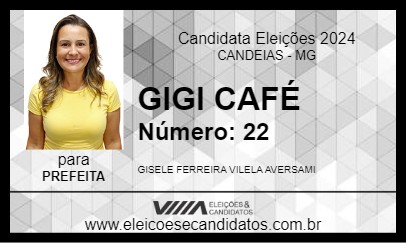 Candidato GIGI CAFÉ 2024 - CANDEIAS - Eleições