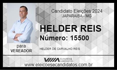 Candidato HELDER REIS 2024 - JAPARAÍBA - Eleições