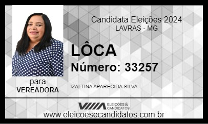 Candidato LÔCA 2024 - LAVRAS - Eleições