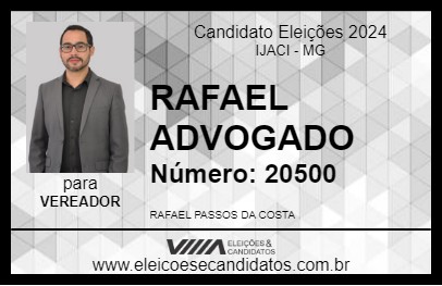 Candidato RAFAEL ADVOGADO 2024 - IJACI - Eleições