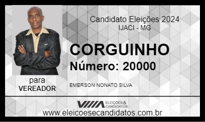 Candidato CORGUINHO 2024 - IJACI - Eleições