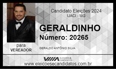 Candidato GERALDINHO 2024 - IJACI - Eleições