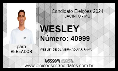 Candidato WESLEY 2024 - JACINTO - Eleições