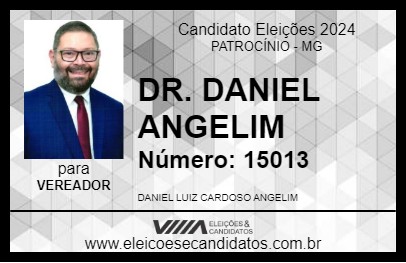 Candidato DR. DANIEL ANGELIM 2024 - PATROCÍNIO - Eleições