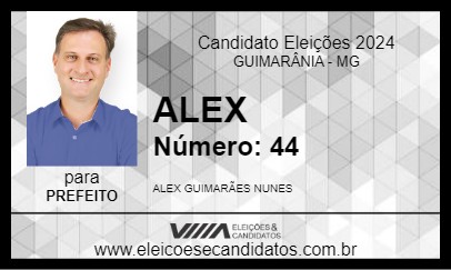 Candidato ALEX 2024 - GUIMARÂNIA - Eleições