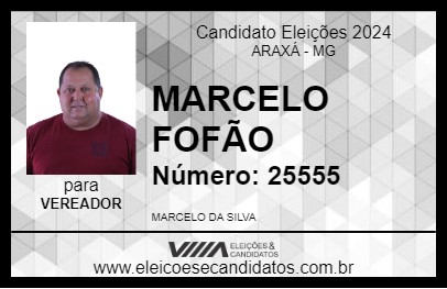 Candidato MARCELO FOFÃO 2024 - ARAXÁ - Eleições