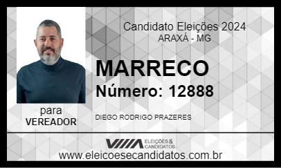 Candidato MARRECO 2024 - ARAXÁ - Eleições