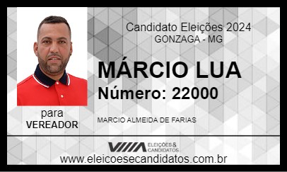 Candidato MÁRCIO LUA 2024 - GONZAGA - Eleições