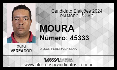 Candidato MOURA 2024 - PALMÓPOLIS - Eleições