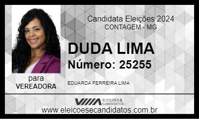 Candidato DUDA LIMA 2024 - CONTAGEM - Eleições