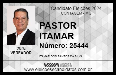 Candidato PASTOR ITAMAR 2024 - CONTAGEM - Eleições