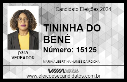 Candidato TININHA DO BENÉ 2024 - OURO BRANCO - Eleições